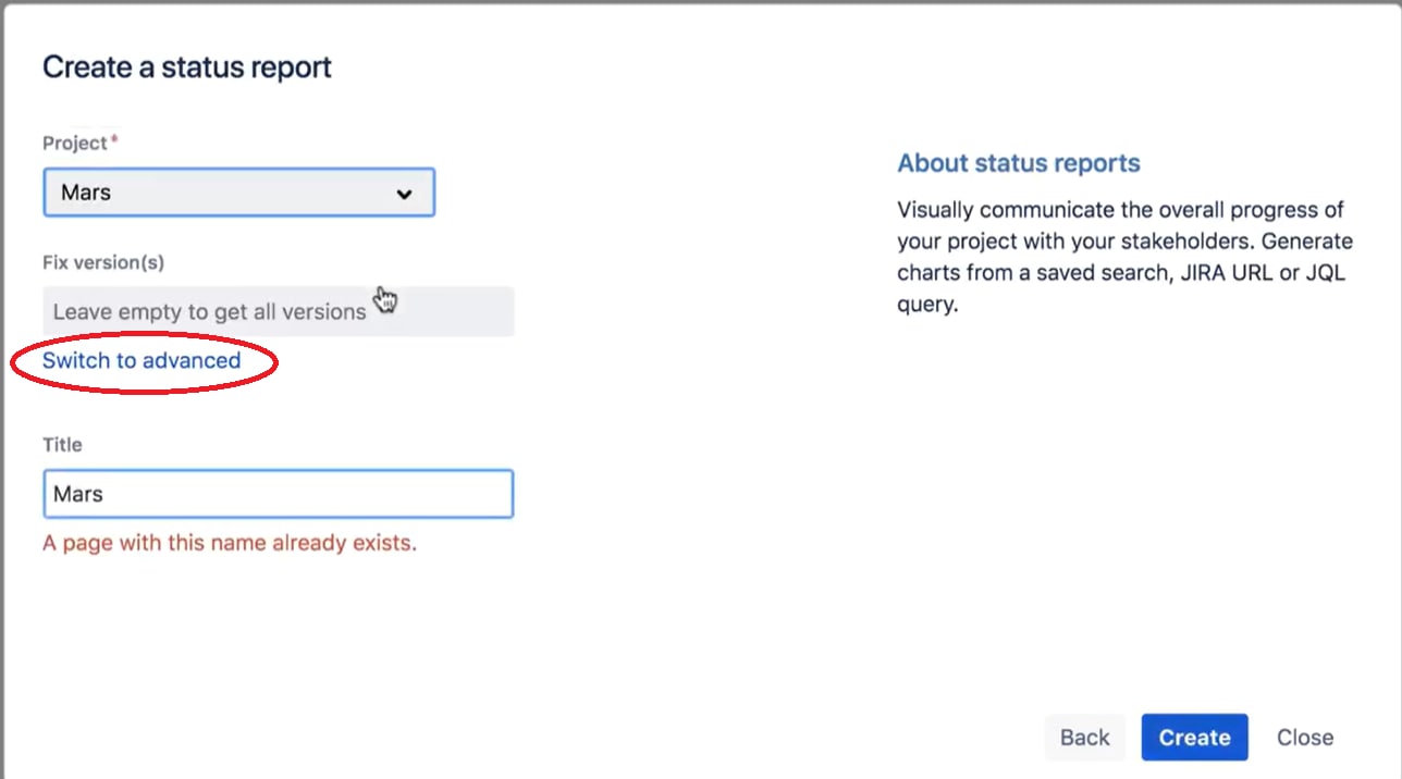 JIRA Confluence: Advanced Reporting Options